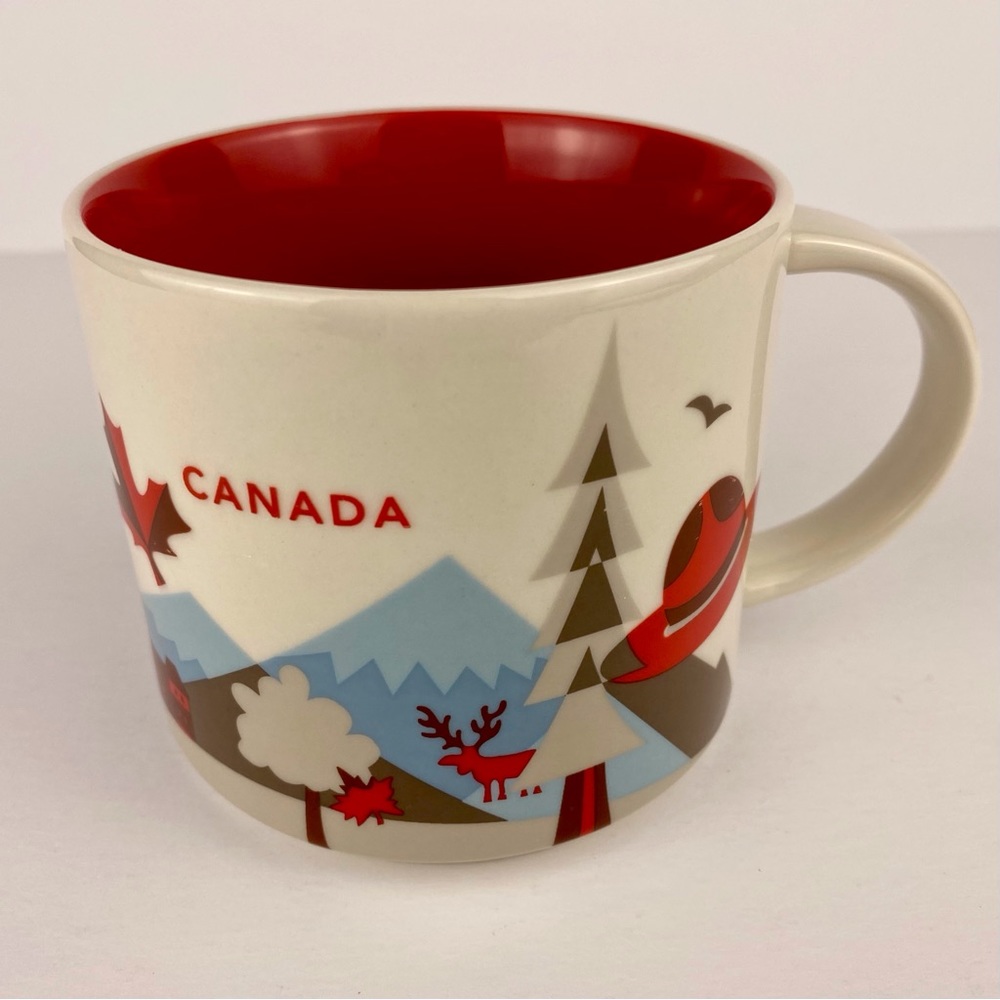 Starbucks You are Here "Canada" ceramic coffee mug, 2015 collectible 14 oz cup
